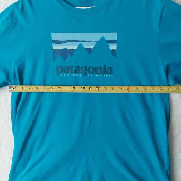 Patagonia Men's Blue Classic Fit Long Sleeve T-shirt Sz L - Picture 8 of 15